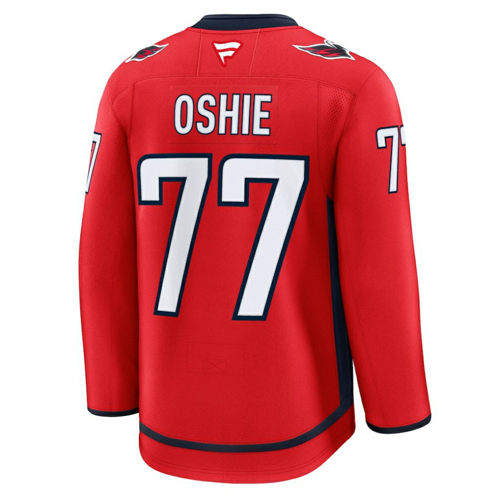 NHL TJ Oshie Washington Capitals Fanatics Home Premium Jersey - Red