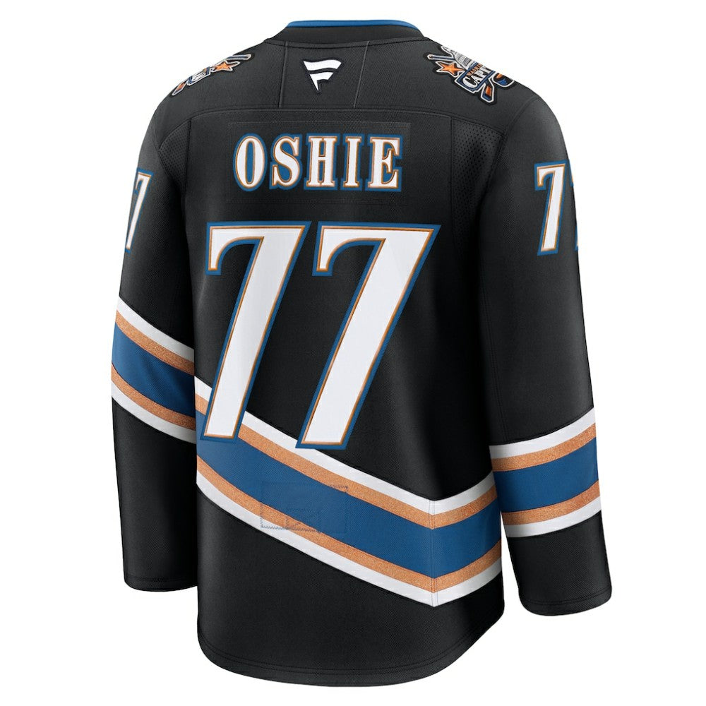 NHL TJ Oshie Washington Capitals Fanatics Alternate 50th Anniversary Premium Jersey - Black