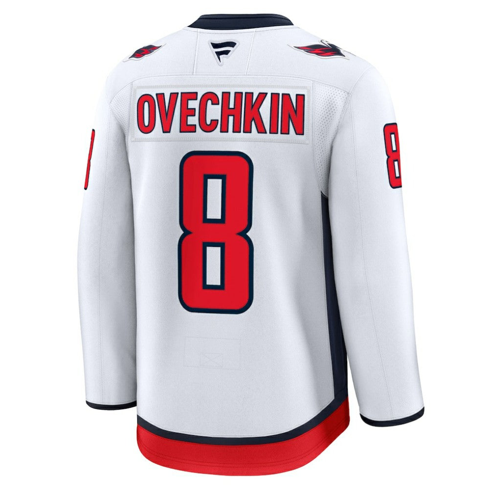 NHL Alexander Ovechkin Washington Capitals Fanatics Away Premium Jersey - White