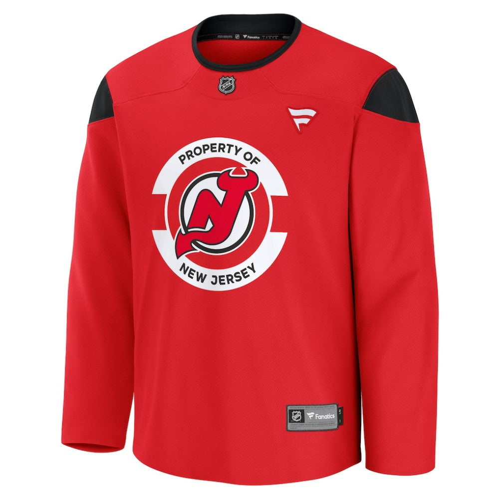 NHL New Jersey Devils Fanatics Practice Jersey - Red