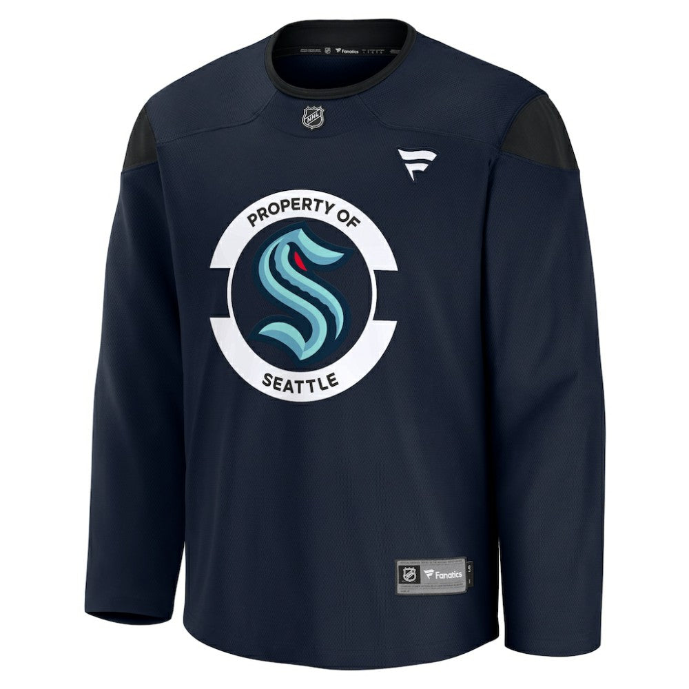 NHL Seattle Kraken Fanatics Practice Jersey - Navy