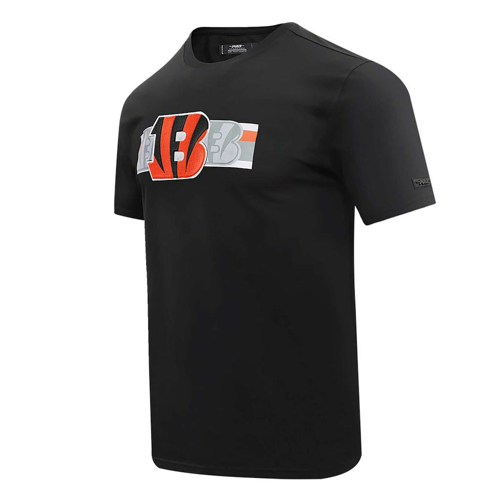 Cincinnati Bengals Pro Standard Retro Striper T-Shirt Black
