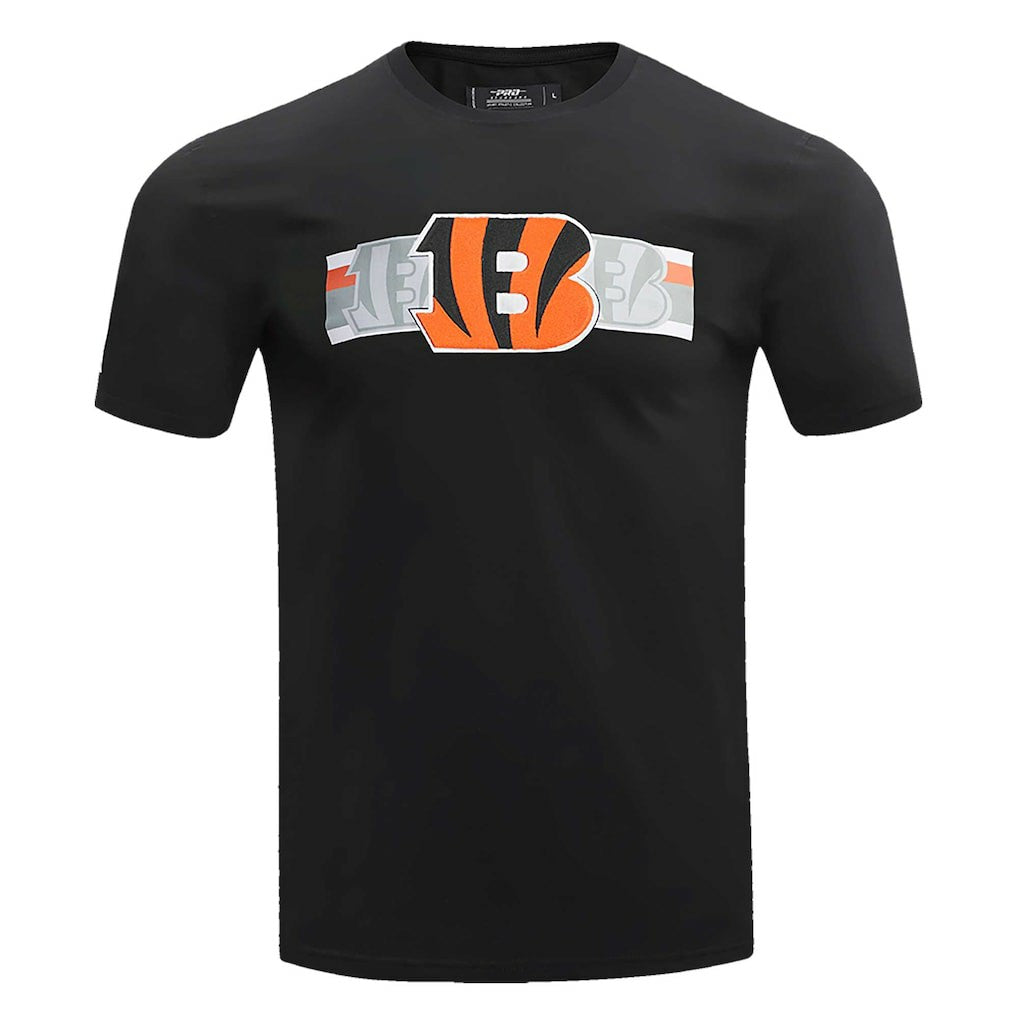 Cincinnati Bengals Pro Standard Retro Striper T-Shirt Black