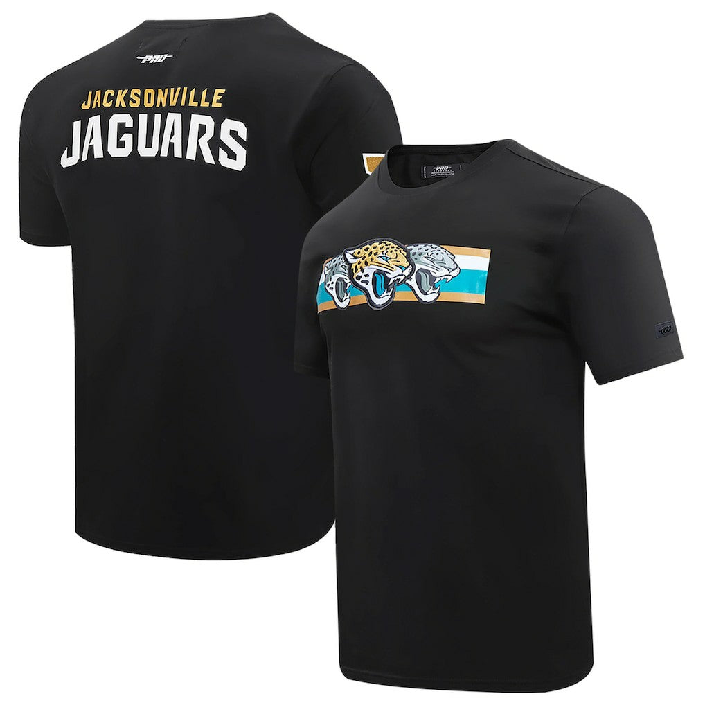Jacksonville Jaguars Pro Standard Retro Striper T-Shirt Black