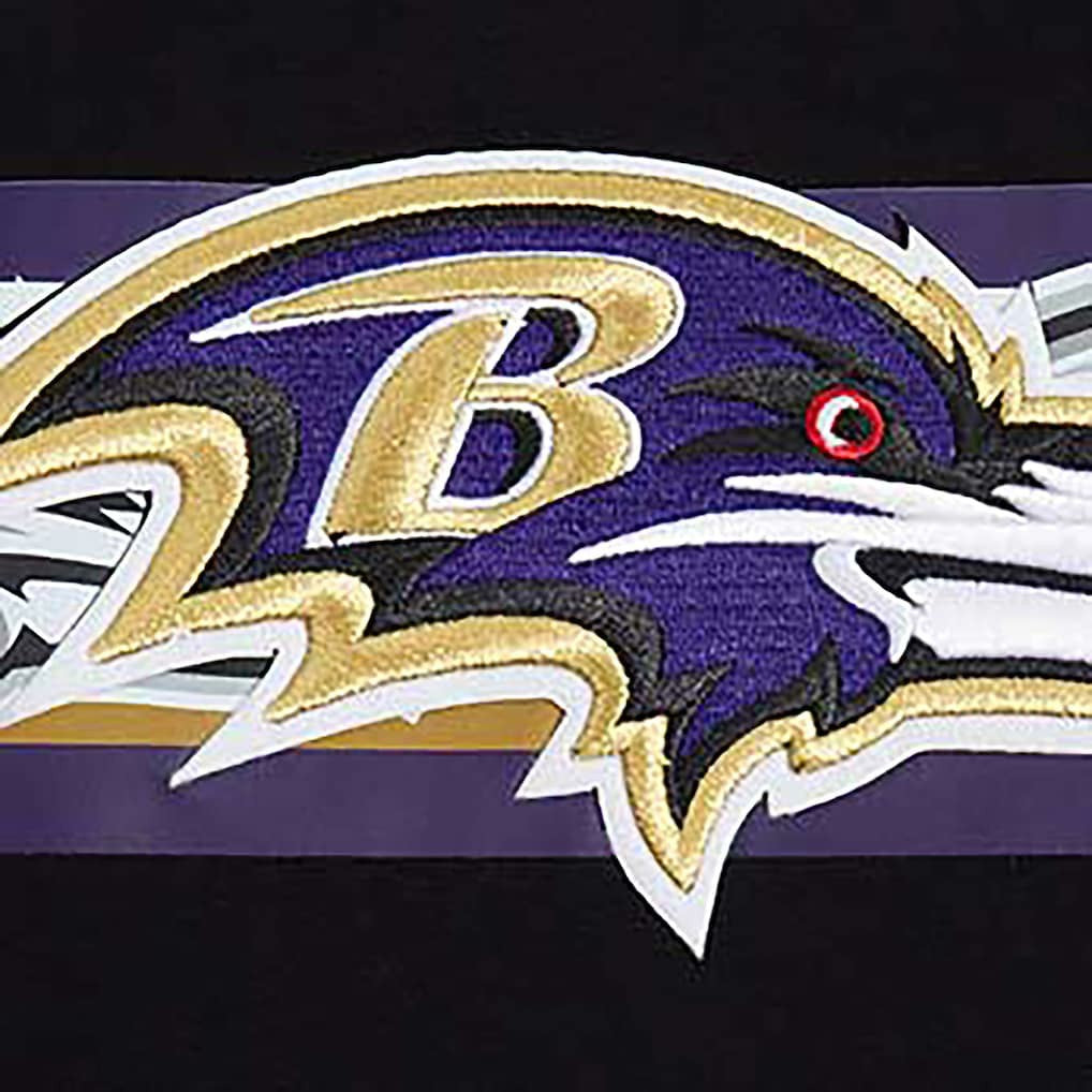 Baltimore Ravens Pro Standard Retro Striper T-Shirt Black