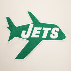 New York Jets Pro Standard Retro Classics Fleece Pullover Sweatshirt Cream