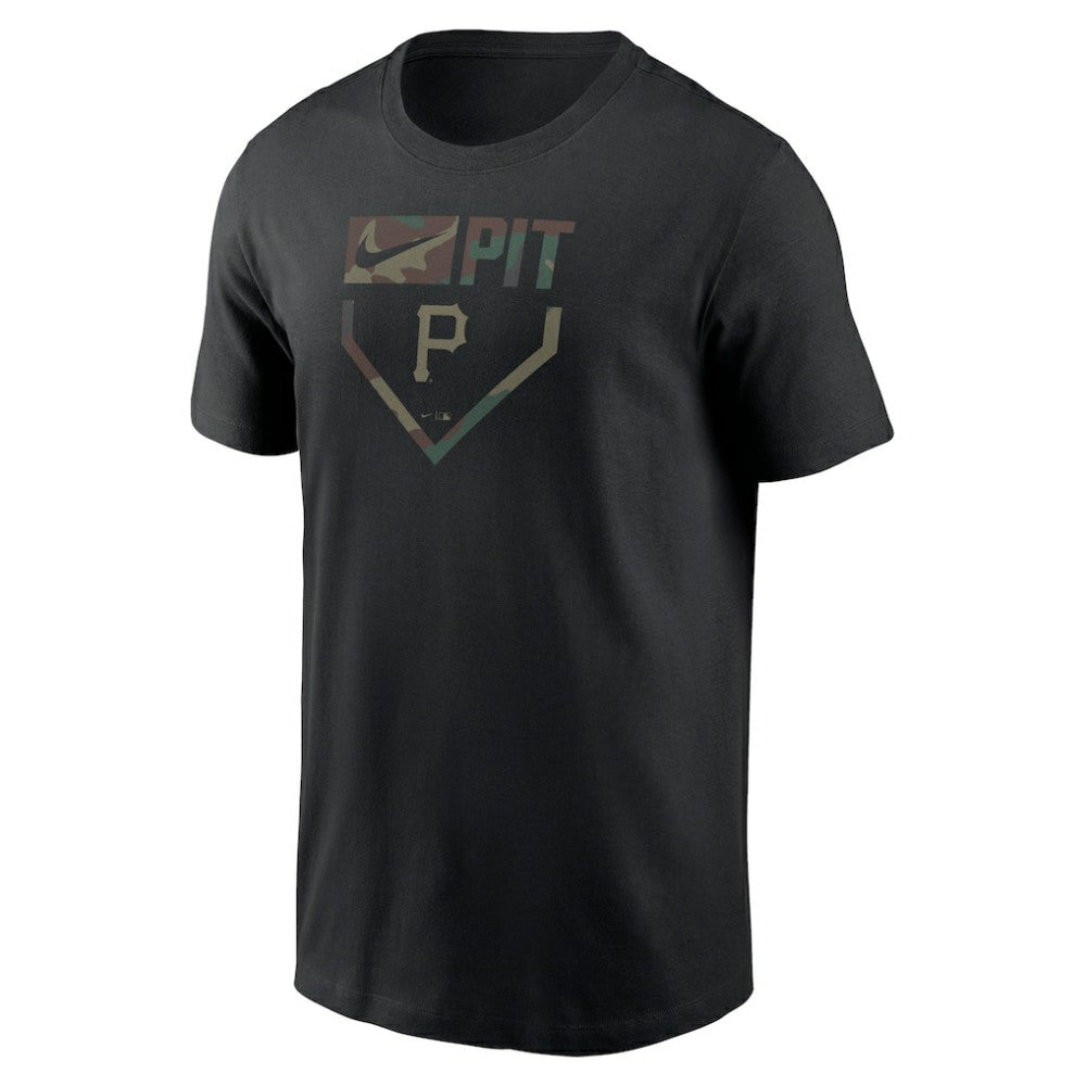 Pittsburgh Pirates Nike Camo T-Shirt - Black T-shirts