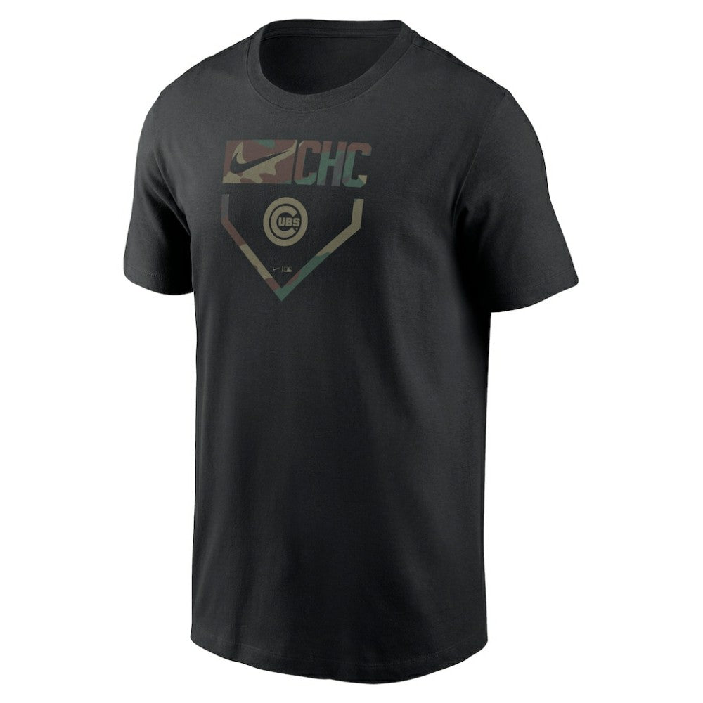 Chicago Cubs Nike Camo T-Shirt - Black T-shirts