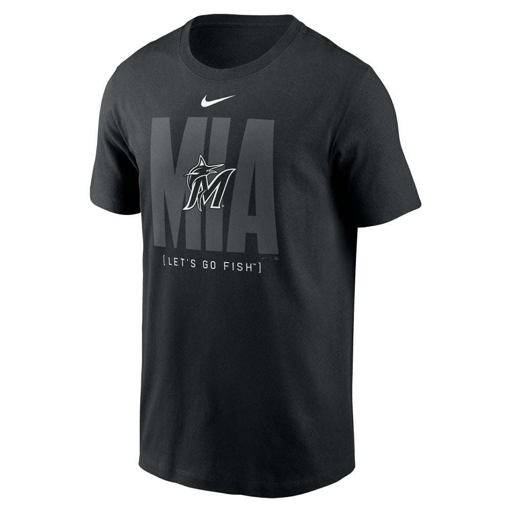 Miami Marlins Nike Fashion Local T-Shirt - Black T-shirts