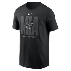 Miami Marlins Nike Fashion Local T-Shirt - Black T-shirts