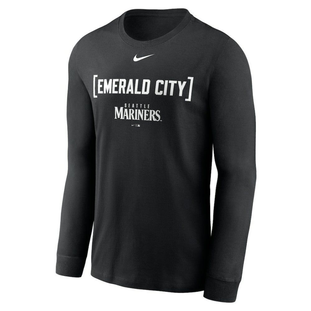 Seattle Mariners Nike Local Nickname Long Sleeve T-Shirt - Black T-shirts