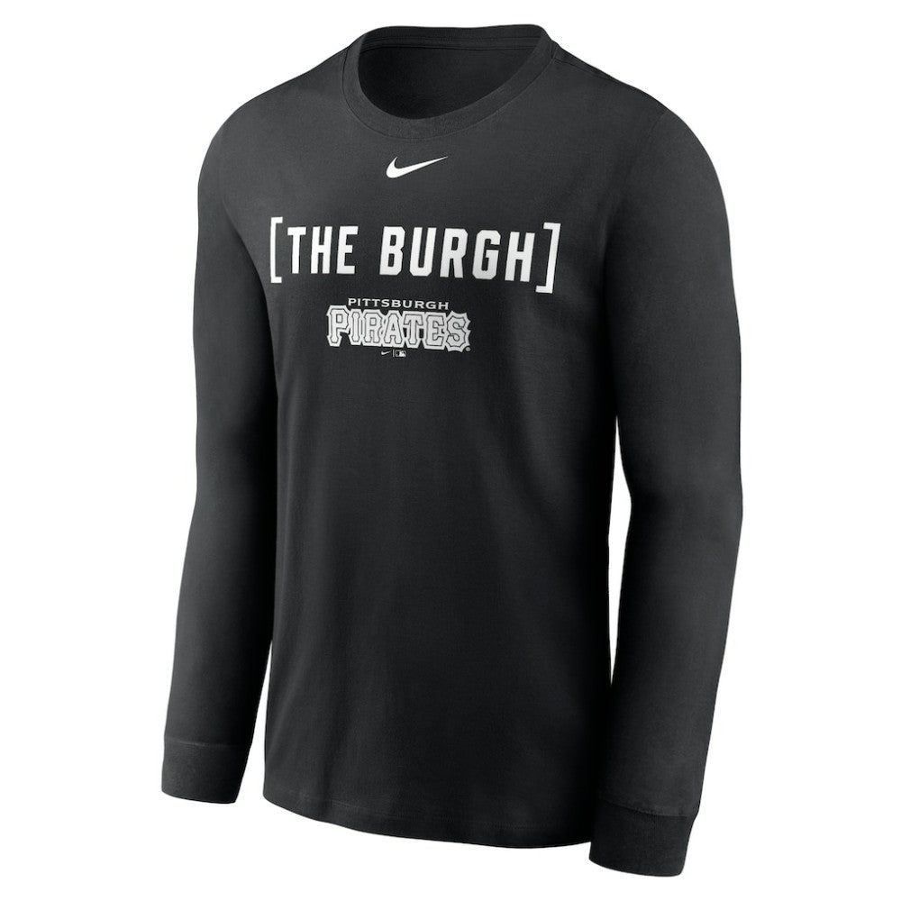 Pittsburgh Pirates Nike Local Nickname Long Sleeve T-Shirt - Black T-shirts