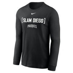 San Diego Padres Nike Local Nickname Long Sleeve T-Shirt - Black T-shirts