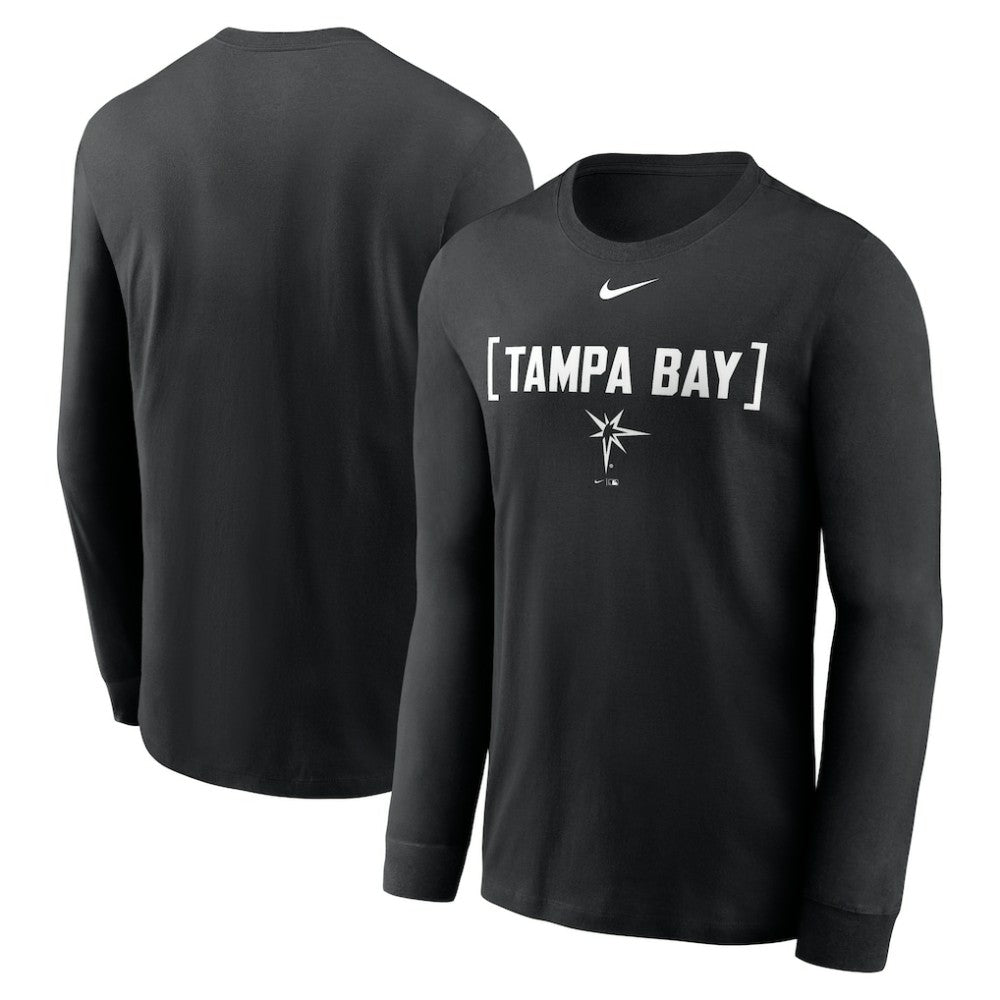 Tampa Bay Rays Nike Local Nickname Long Sleeve T-Shirt - Black T-shirts