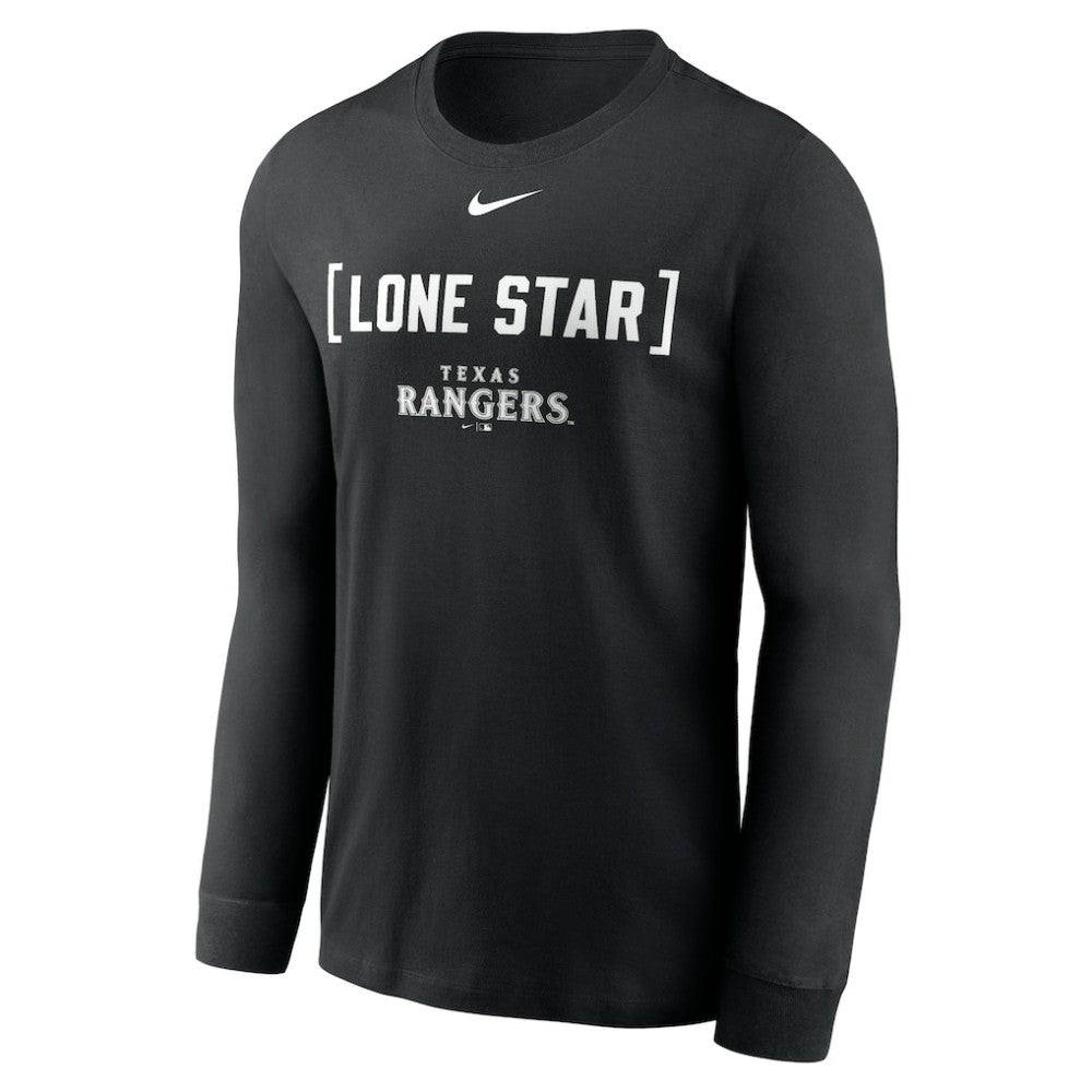 Texas Rangers Nike Local Nickname Long Sleeve T-Shirt - Black T-shirts