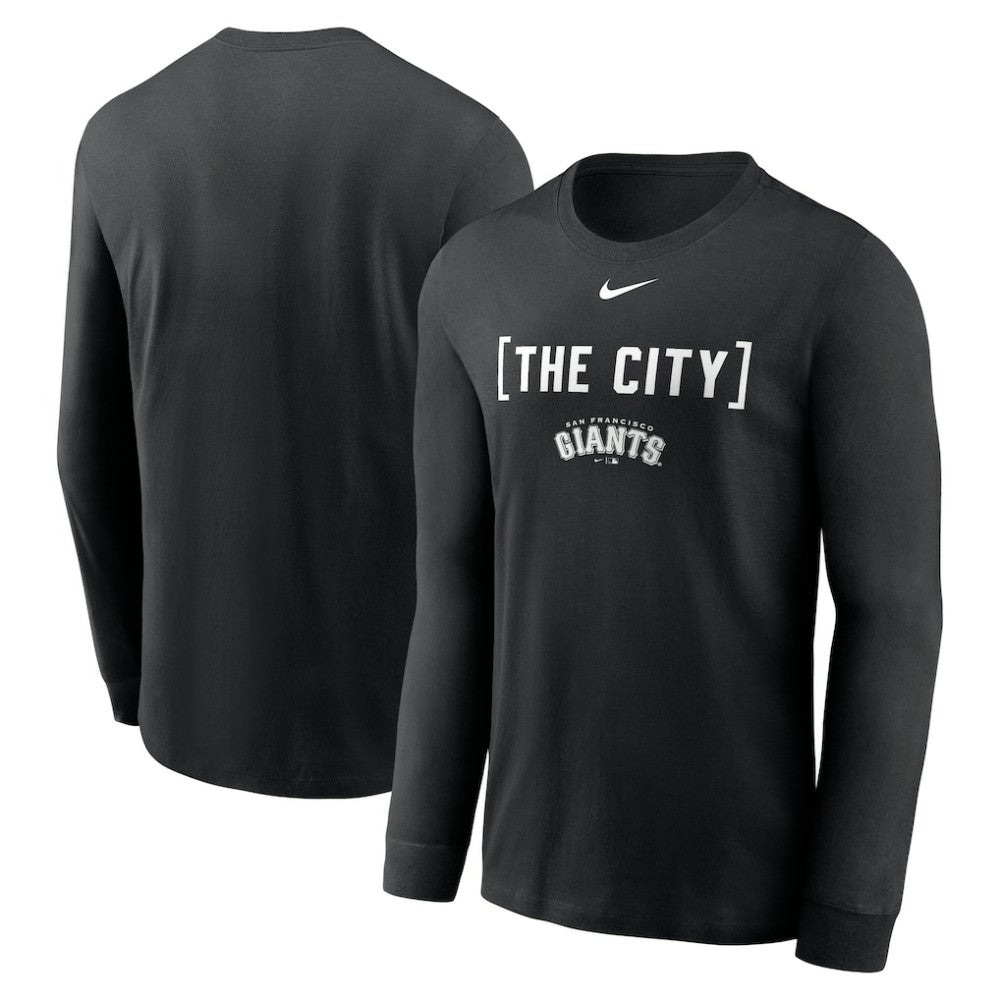San Francisco Giants Nike Local Nickname Long Sleeve T-Shirt - Black T-shirts