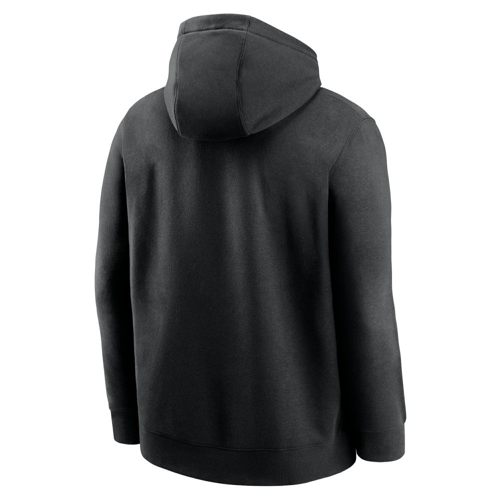 Pittsburgh Pirates Nike Fashion Club Pullover Hoodie - Black Hoodies