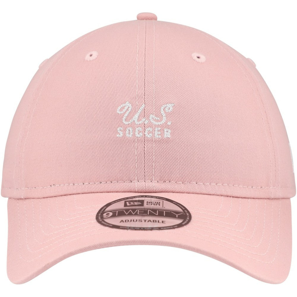 USMNT New Era Women's Throwback 9TWENTY Adjustable Hat Pink
