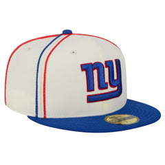 New York Giants New Era Soutache 59FIFTY Fitted Hat Cream