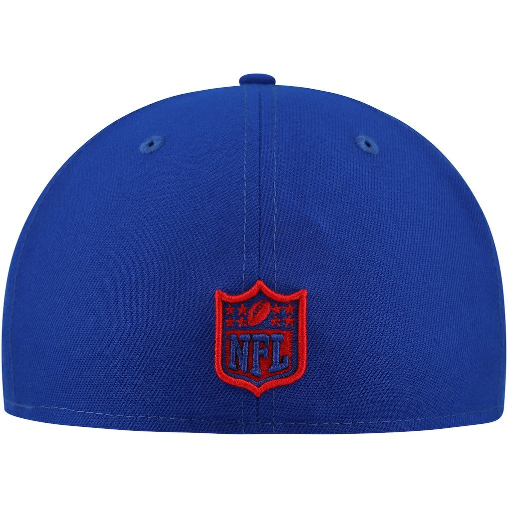 New York Giants New Era Checkered Undervisor 59FIFTY Fitted Hat Royal