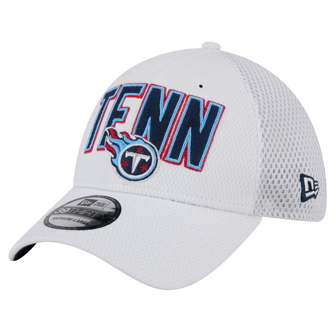 Tennessee Titans New Era Breakers 39THIRTY Flex Hat White