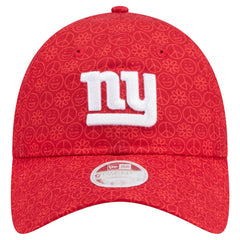 New York Giants New Era Women's Smiley 9TWENTY Adjustable Hat Red