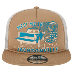 Jacksonville Jaguars New Era Meet Me 9FIFTY Snapback Hat Tan