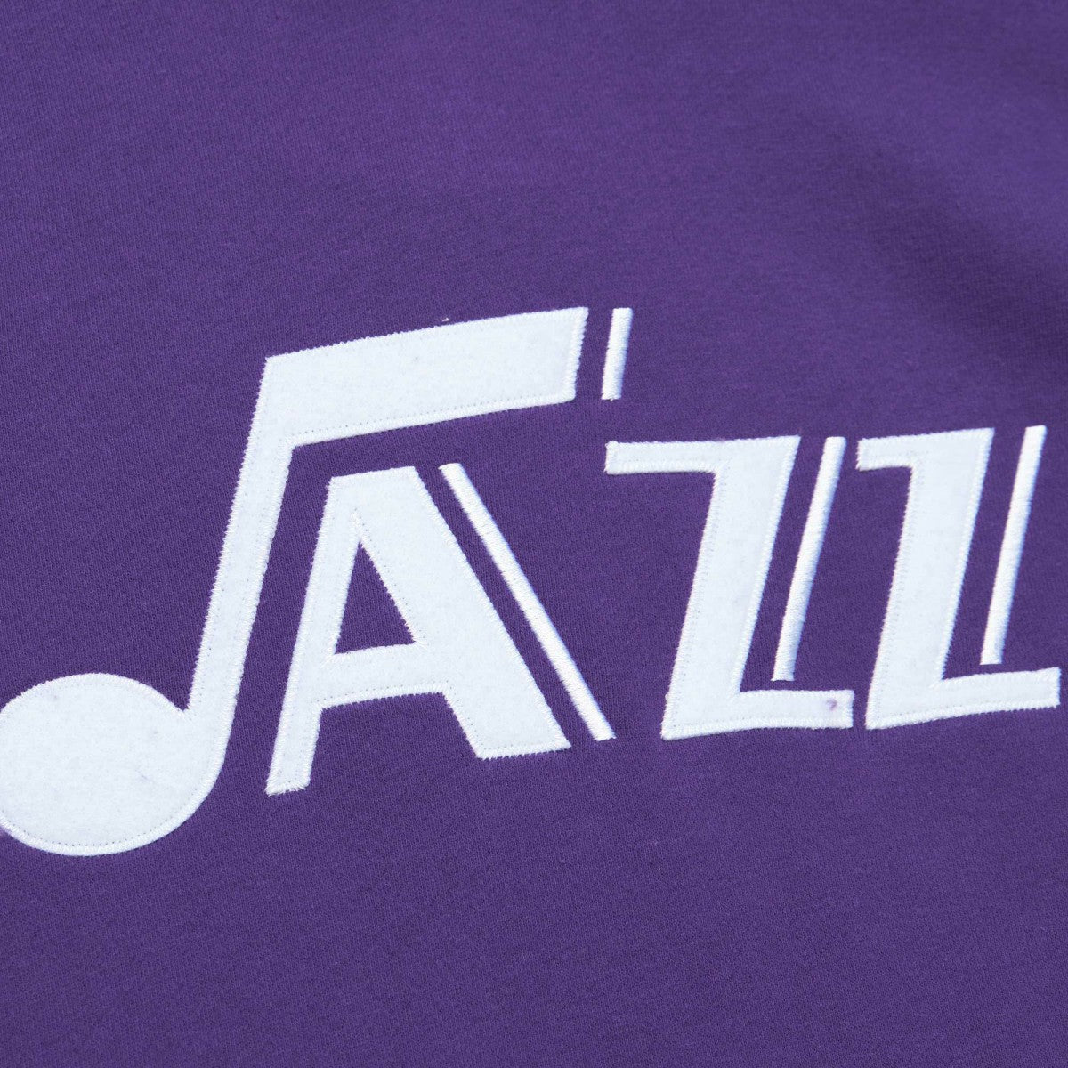 Utah Jazz Hardwood Classics Nights Raglan Pullover Hoodie Purple