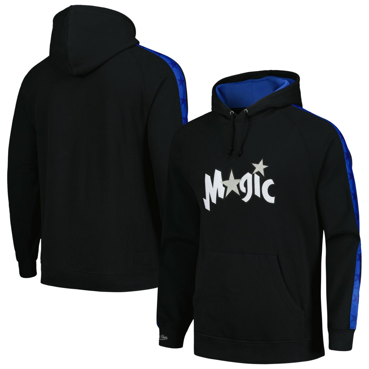 Orlando Magic Hardwood Classics Nights Raglan Pullover Hoodie Black