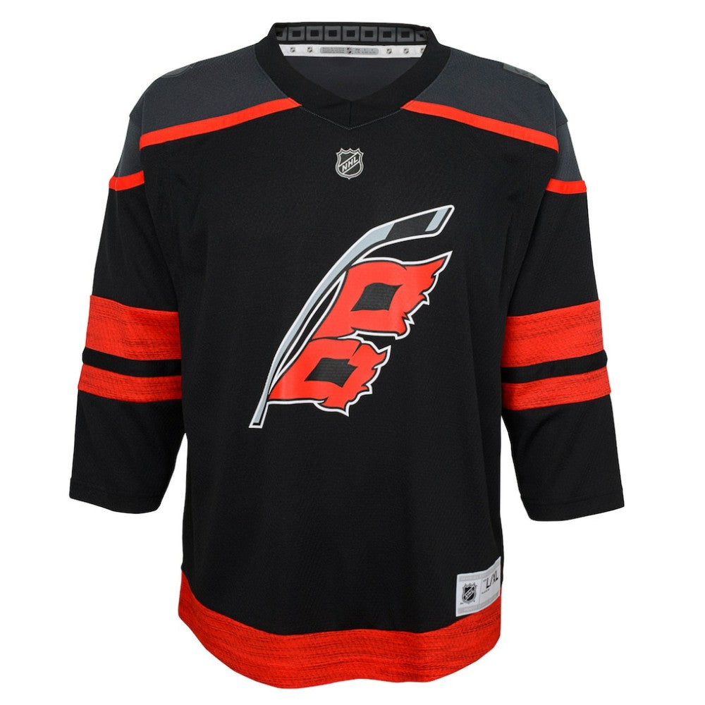 NHL Carolina Hurricanes Youth Home Premier Jersey - Black