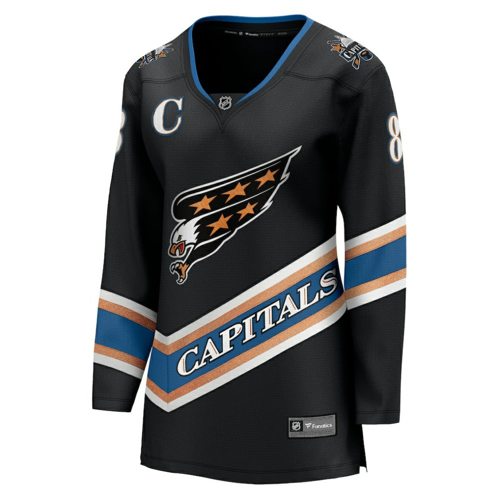 NHL Alexander Ovechkin Washington Capitals Fanatics Women's 50th Anniversary Breakaway Jersey - Black