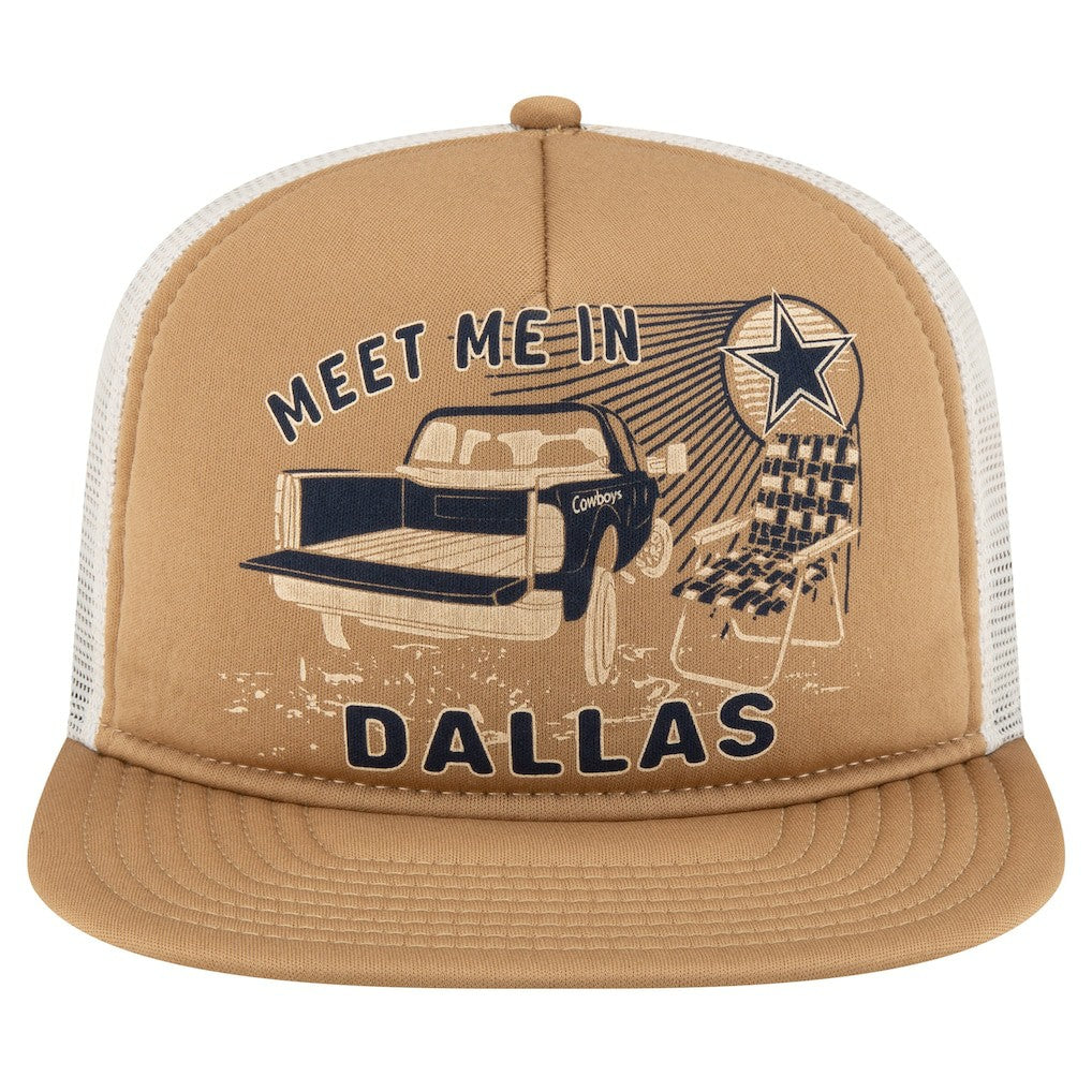 Dallas Cowboys New Era Meet Me 9FIFTY Snapback Hat Stone