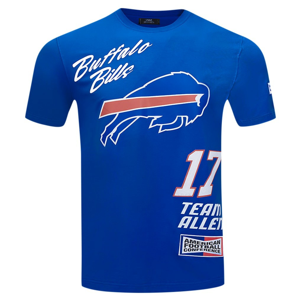 Josh Allen Buffalo Bills Pro Standard Fast Lane Name & Number Player T-Shirt Royal