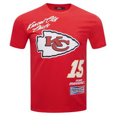 Patrick Mahomes Kansas City Chiefs Pro Standard Fast Lane Name & Number Player T-Shirt Red