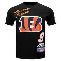 Joe Burrow Cincinnati Bengals Pro Standard Fast Lane Name & Number Player T-Shirt Black