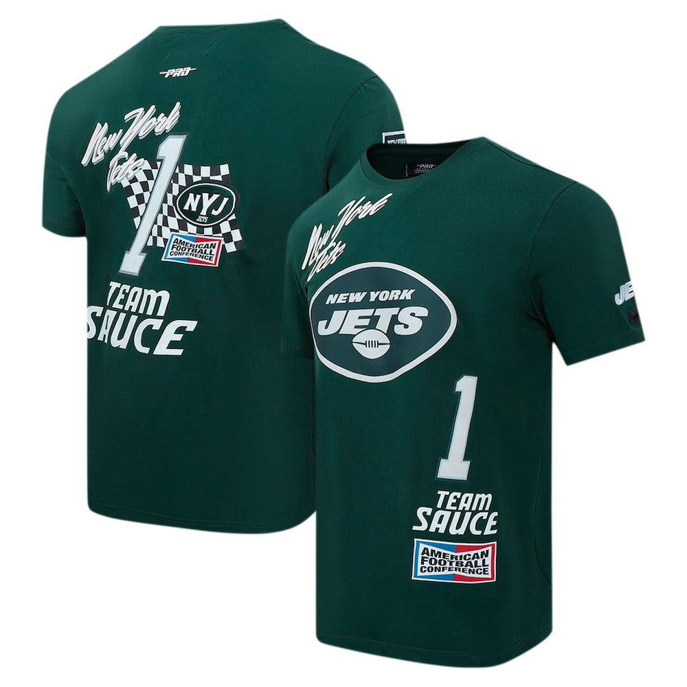 Ahmad Sauce Gardner New York Jets Pro Standard Fast Lane Name & Number Player T-Shirt Green
