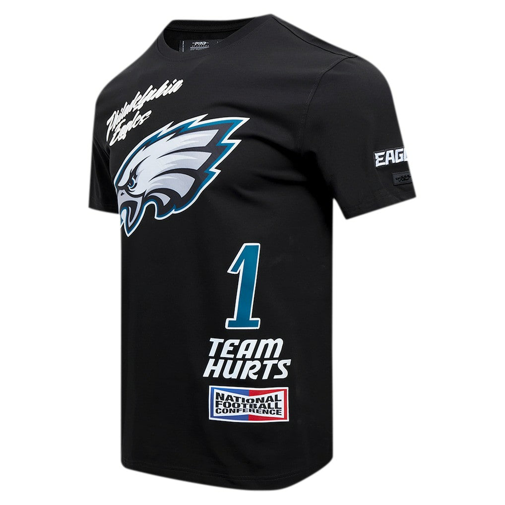 Jalen Hurts Philadelphia Eagles Pro Standard Fast Lane Name & Number Player T-Shirt Black