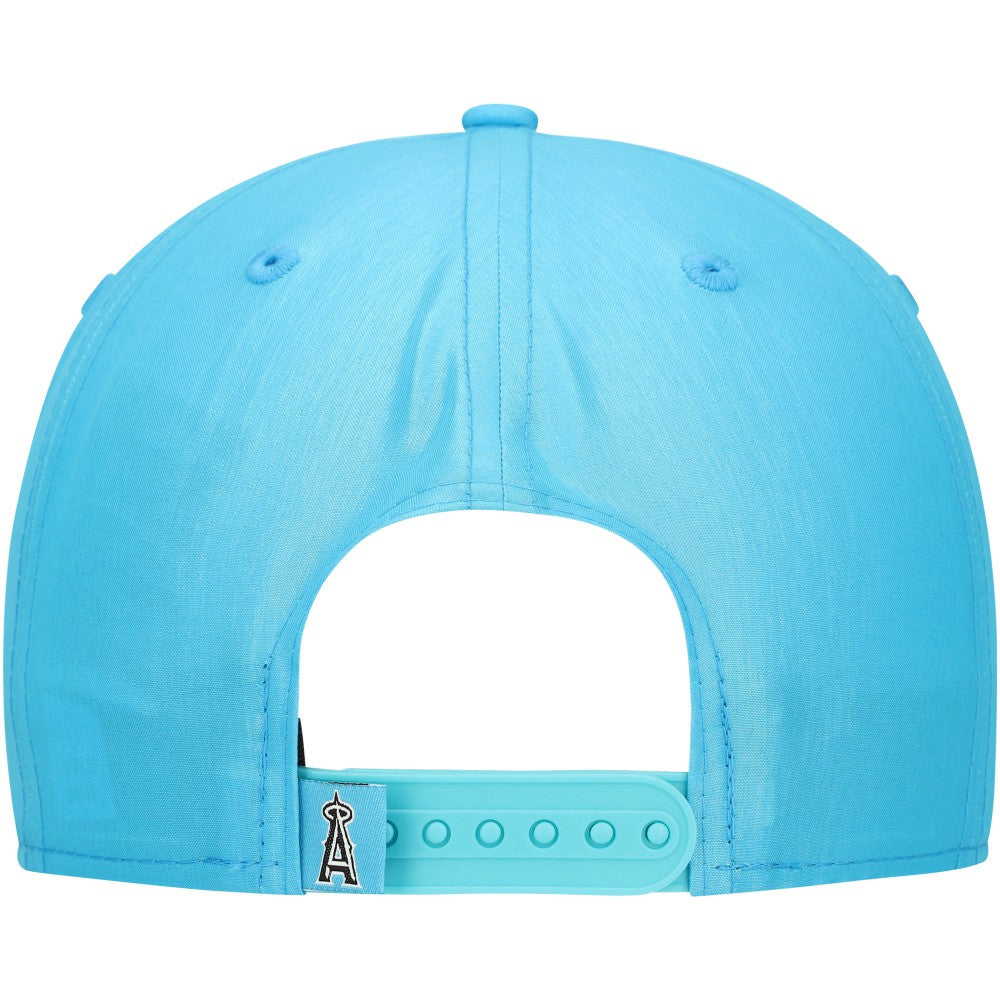 Los Angeles Angels New Era Neon Golfer Snapback Hat - Blue Hats