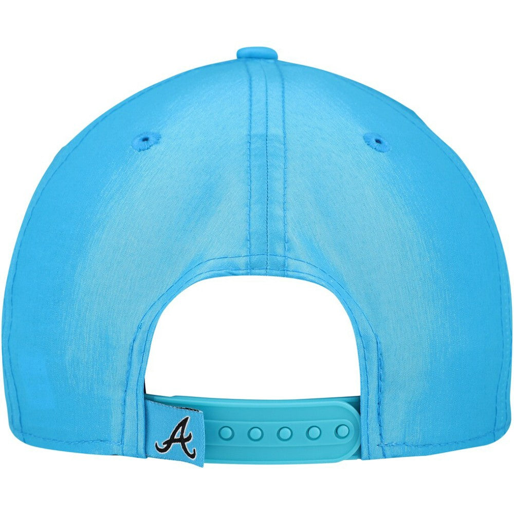 Atlanta Braves New Era Neon Golfer Snapback Hat - Blue Hats