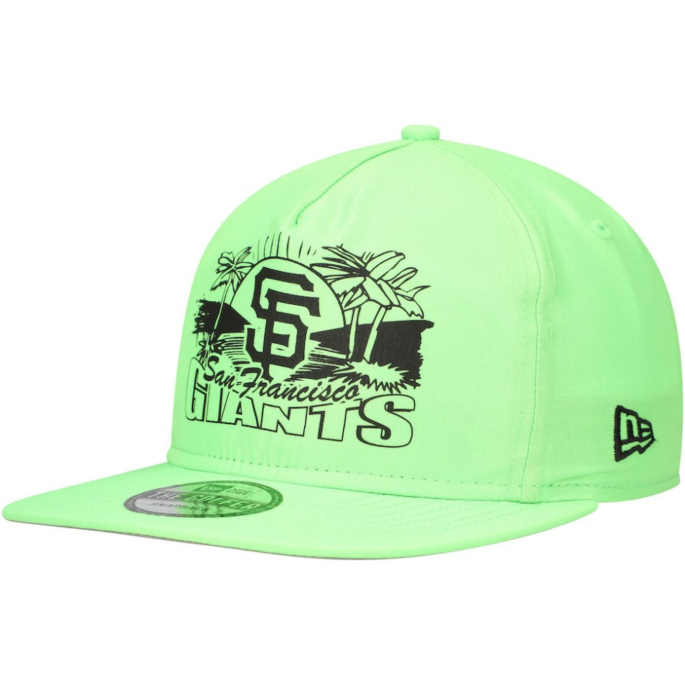 San Francisco Giants New Era Neon Golfer Snapback Hat - Green Hats