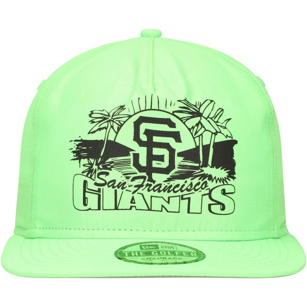 San Francisco Giants New Era Neon Golfer Snapback Hat - Green Hats