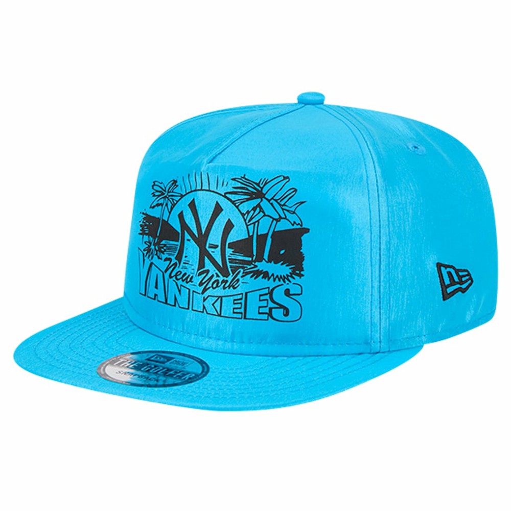 New York Yankees New Era Neon Golfer Snapback Hat - Blue Hats