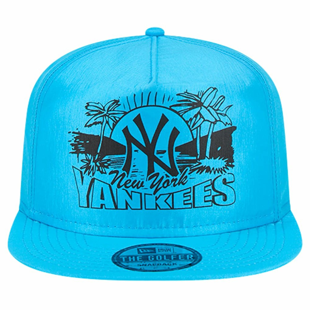 New York Yankees New Era Neon Golfer Snapback Hat - Blue Hats