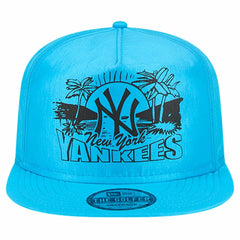 New York Yankees New Era Neon Golfer Snapback Hat - Blue Hats