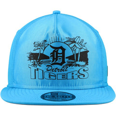 Detroit Tigers New Era Neon Golfer Snapback Hat - Blue Hats