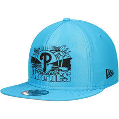 Philadelphia Phillies New Era Neon Golfer Snapback Hat - Blue Hats