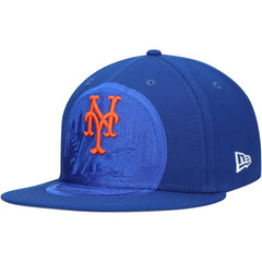 New York Mets New Era Shadow Logo 59FIFTY Fitted Hat - Royal Hats