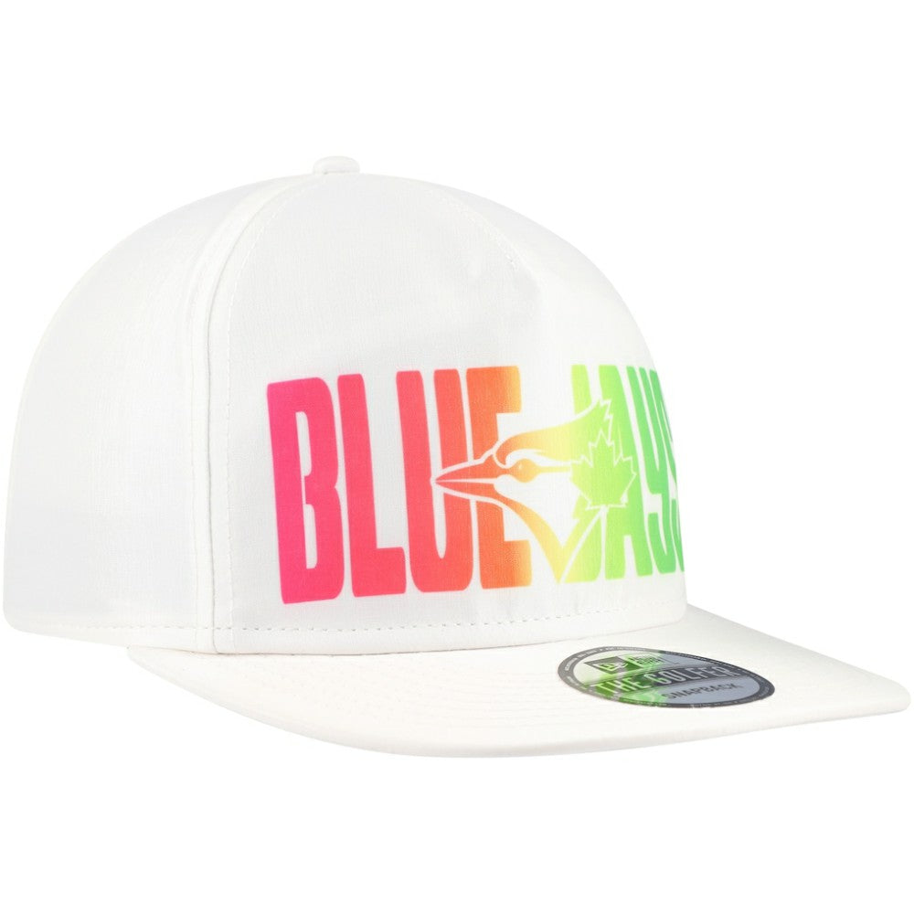 Toronto Blue Jays New Era Spring Spectrum Golfer Snapback Hat - White Hats