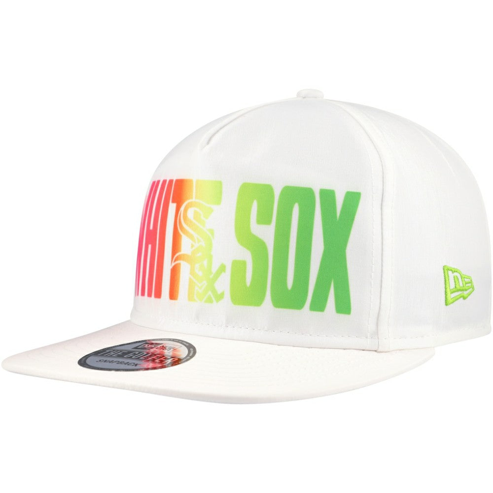 Chicago White Sox New Era Spring Spectrum Golfer Snapback Hat - White Hats