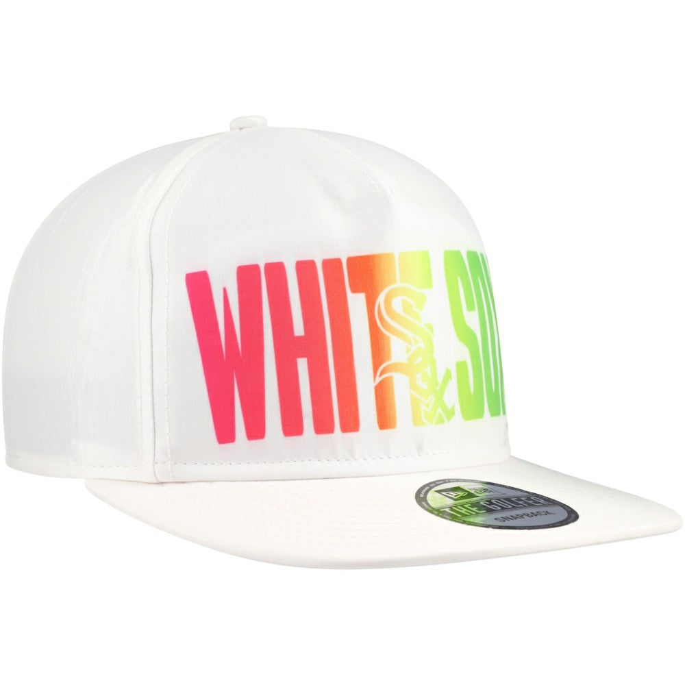 Chicago White Sox New Era Spring Spectrum Golfer Snapback Hat - White Hats